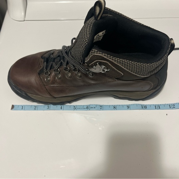 Women’s Timberland Brown Leather Hiking Boots SZ 10 - Picture 9 of 9